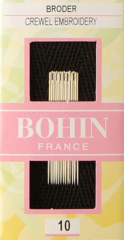 AGUJA BOHIN BORDAR Nº 10 (x15)